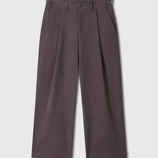 [BUNJANG] VERNE ONE TUCK Charcoal Purple Pants Size 1 / 다이브인 베른 원턱 차콜퍼플 VERN ONE TUCK 1사이즈