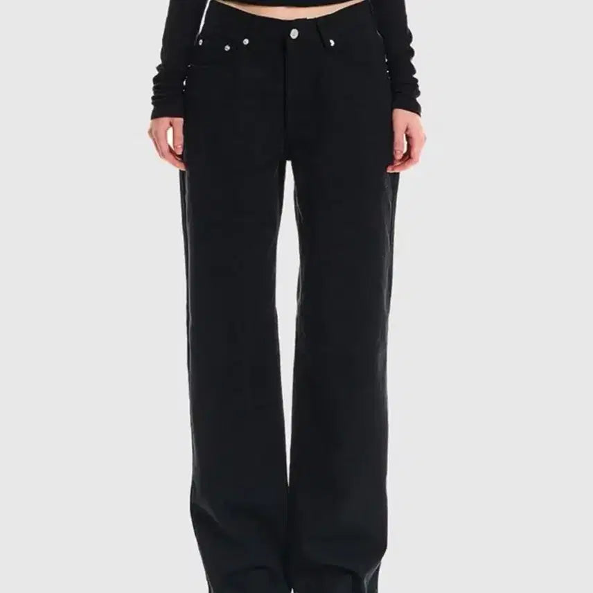 [BUNJANG] Guse Light Cotton Denim Pants Black M / 구즈guse 라이트 코튼 면 데님팬츠 블랙m