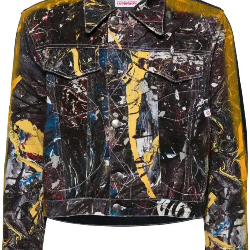 [BUNJANG] Charles Jeffrey Loverboy Painted Denim Jacket / 구함)찰스제프리러버보이 페인티드 데님 자켓