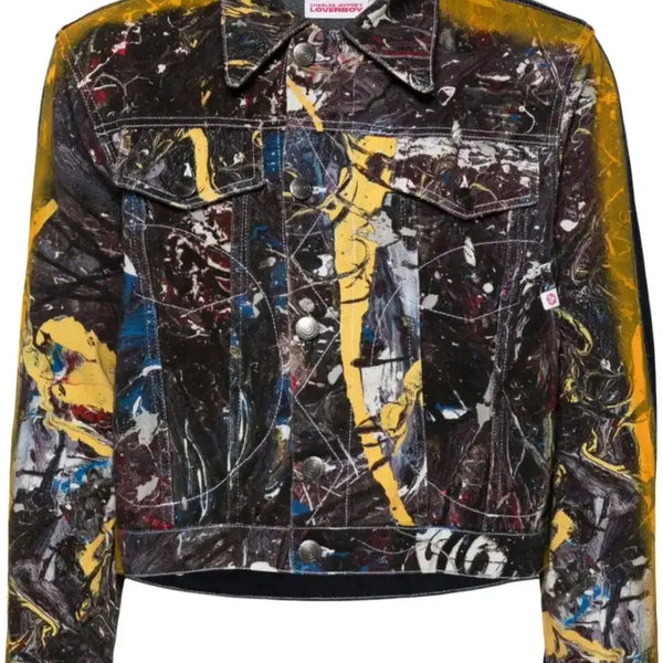 [BUNJANG] Charles Jeffrey Loverboy Painted Denim Jacket / 구함)찰스제프리러버보이 페인티드 데님 자켓