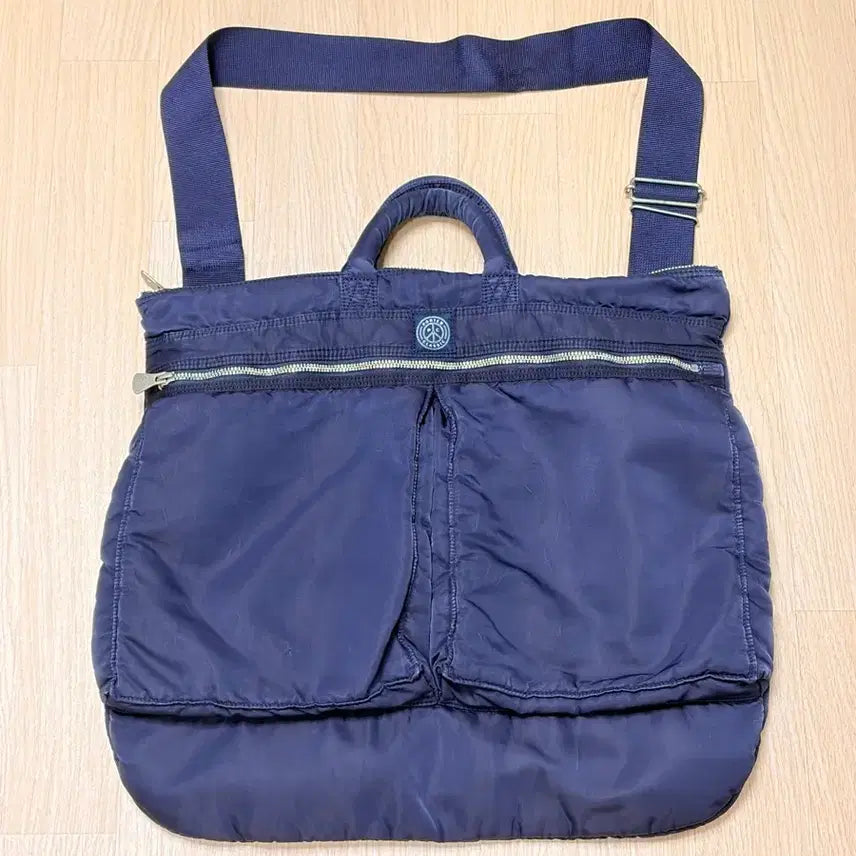[BUNJANG] Porter Classic Super Nylon Helmet Bag L Navy / 포터클래식 슈퍼나일론 헬맷백 L사이즈
