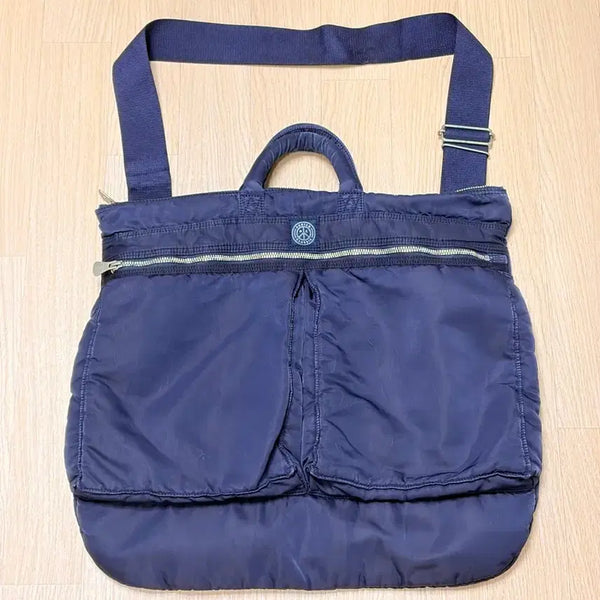 [BUNJANG] Porter Classic Super Nylon Helmet Bag L Navy / 포터클래식 슈퍼나일론 헬맷백 L사이즈