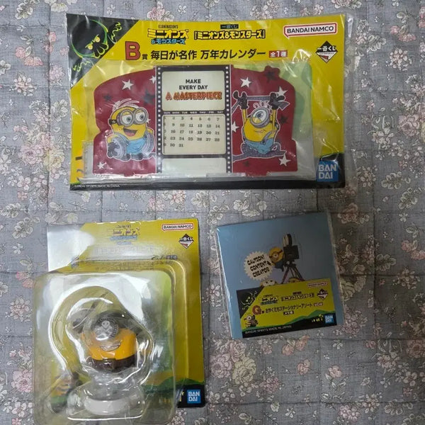 [BUNJANG] Minions & Monsters Ichiban Kuji B Prize & E Prize Bundle Set / 미니언즈&몬스터즈 이치방쿠지 B상 E상 일괄 판매