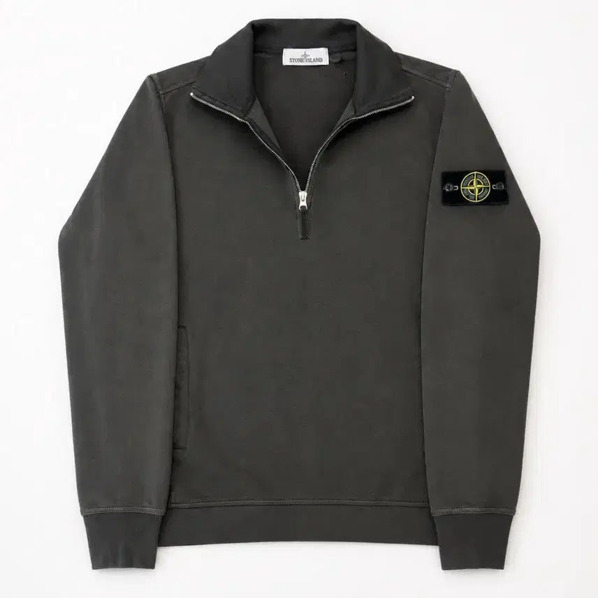 [BUNJANG] Stone Island Half Zip Sweatshirt / (정품)스톤 아일랜드 반 집업