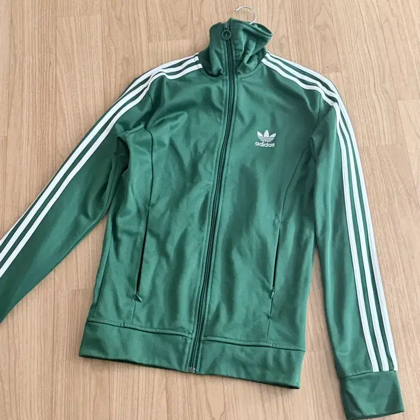 [BUNJANG] Adidas Green Track Top Jersey / 아디다스 그린 트랙탑 져지