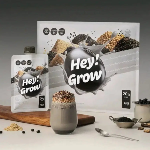[BUNJANG] Foodology Hey Grow Low Sugar Protein Shake (7-Pack) / 푸드올로지 헤이 그로우 저당 단백질 쉐이크 7개입