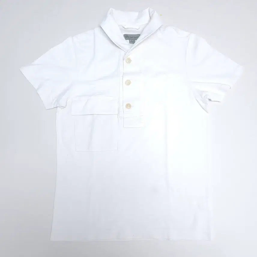 [BUNJANG] Nigel Cabourn Short Sleeve Pullover Sweatshirt Beige Size 46 / 나이젤 카본 반팔 풀오버 스웻셔츠 / 베이지 / 46사이즈