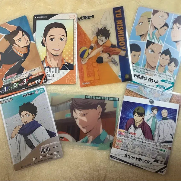 [BUNJANG] Haikyuu!! Karasuno & Aoba Johsai Card Bundle Set / 일괄) 하이큐 이와이즈미 니시노야 아사히 오이카와 카라스노 아오바죠사이 카드