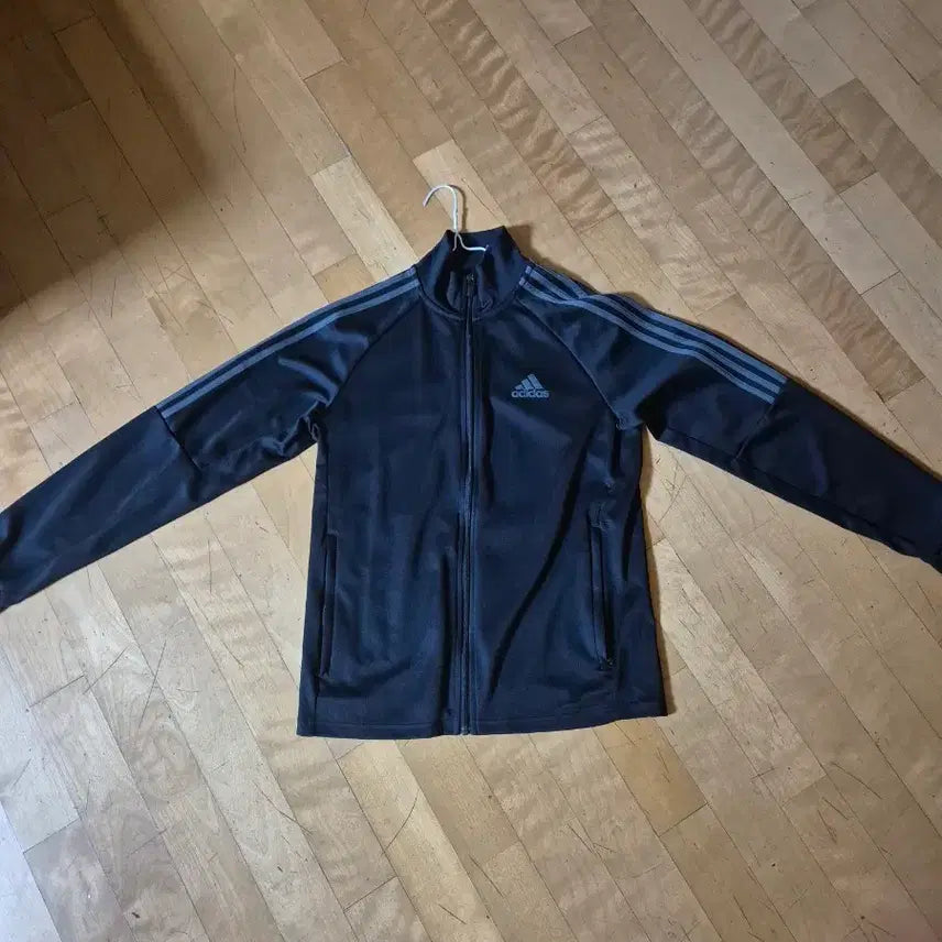 [BUNJANG] Adidas Track Top Zip-up Black / 아디다스 트랙탑 집업 검정색