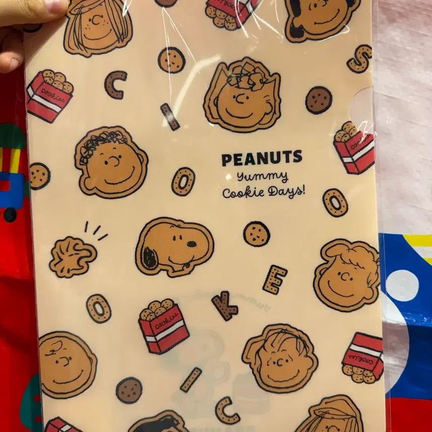 [BUNJANG] Snoopy Cookie Art A4 File Folder / 스누피 쿠키 그림 A4파일 문구 다꾸 소품 굿즈