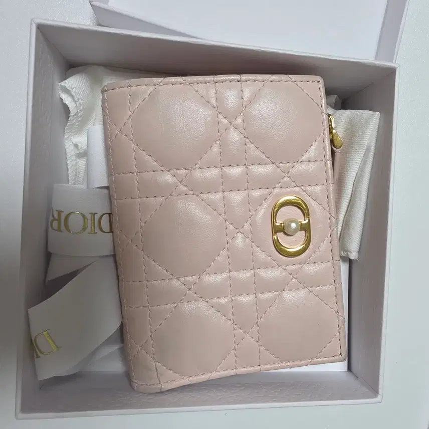 [BUNJANG] Dior Jolie Dahlia Wallet Pink / (국내백화점) 디올 졸리 달리아 지갑 핑크 정품