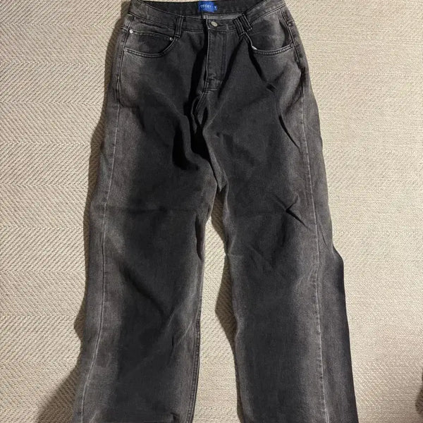 [BUNJANG] DECKET Mid-Rise Wide Leg Jeans Size 30 / 데케트 미드라이즈 와이드진 (30)