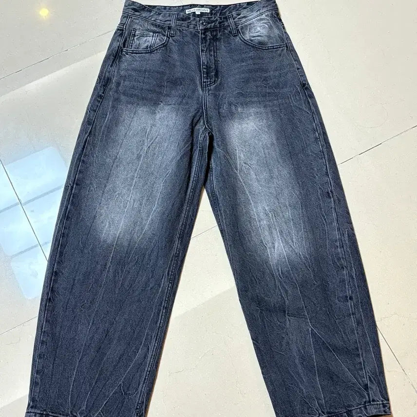 [BUNJANG] Milo Archive Reflect Curved Pants (Black, L) / 밀로아카이브 리플렉트커브드팬츠