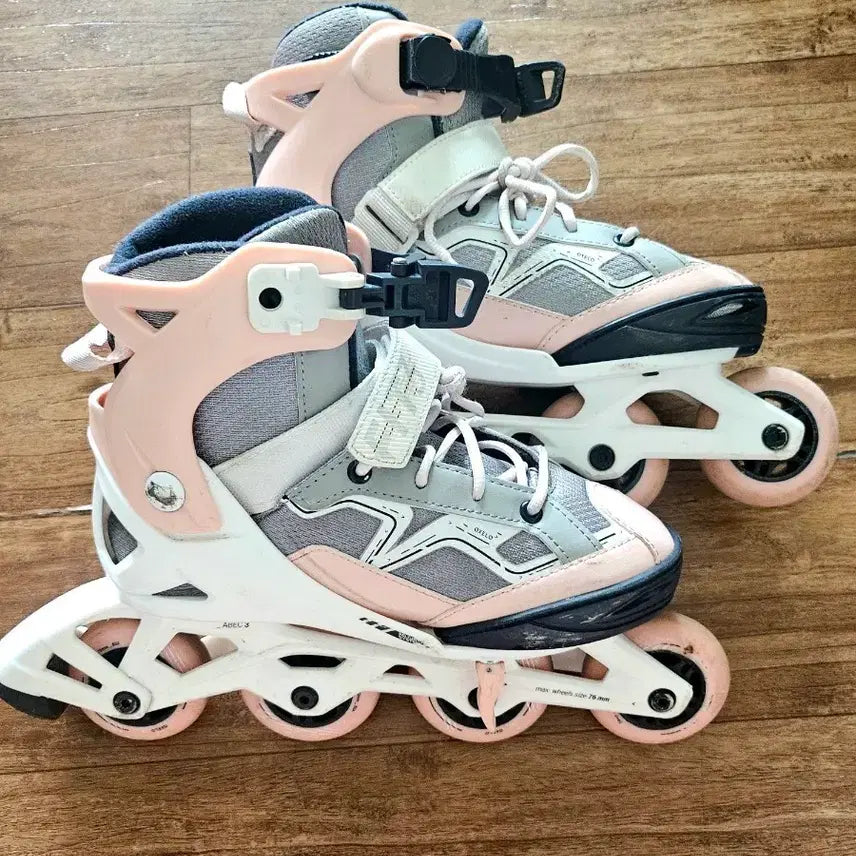 [BUNJANG] Adjustable Pink Inline Skates (Size 220-250) / (급처+할인)핑크 인라인 스케이트 220-250