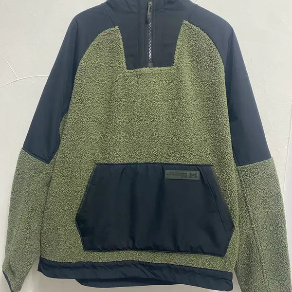[BUNJANG] Under Armour Fleece Anorak Olive Black L / 언더아버 플리스 아노락 올리브블랙 L