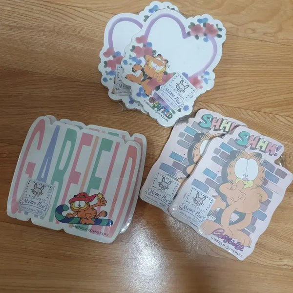 [BUNJANG] Garfield Sticky Memo Pad - Unsealed / 고전문구 가필드 메모지 떡메모 미개봉 새상품 판매 양도