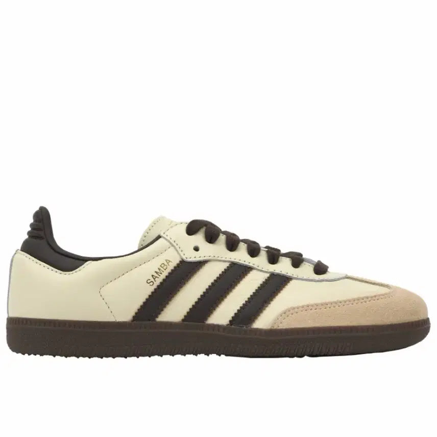 [BUNJANG] Adidas Samba OG Cream White Dark Brown / 아디다스 삼바 og 크림 화이트 다크 브라운