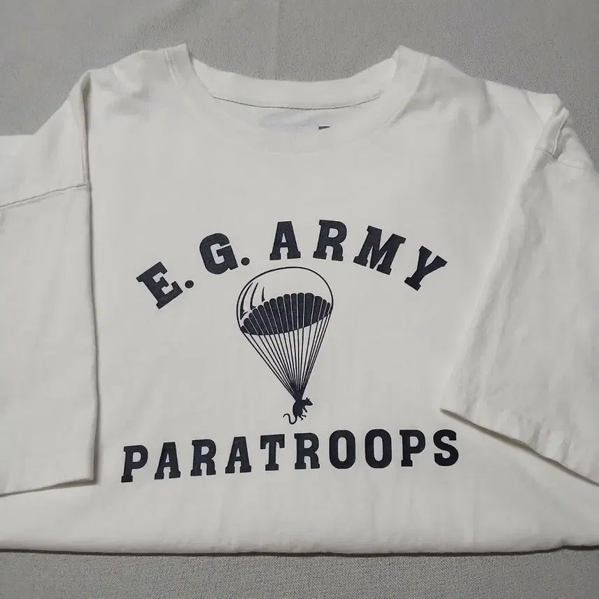 [BUNJANG] Espionage Parachute Army T-Shirt / 에스피오나지 파라슈트 아미 반팔 티셔츠