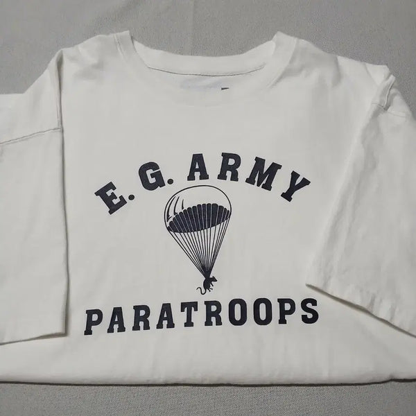 [BUNJANG] Espionage Parachute Army T-Shirt / 에스피오나지 파라슈트 아미 반팔 티셔츠