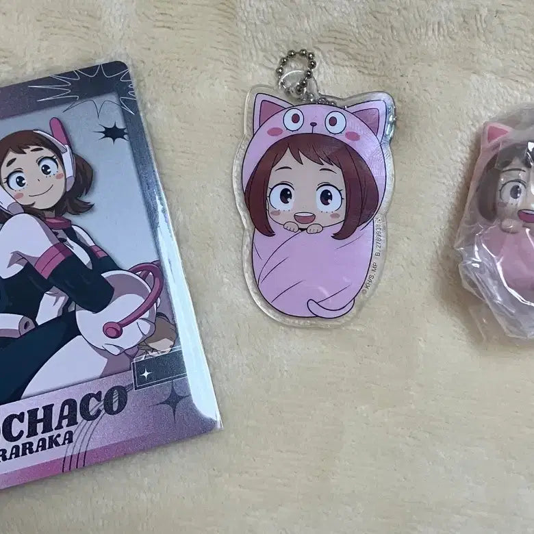 [BUNJANG] My Hero Academia Ochaco Uraraka Card Bundle Set / 일괄) 나의히어로아카데미아 히로아카 포대기 가챠카드우라라카 오챠코 굿즈 세트
