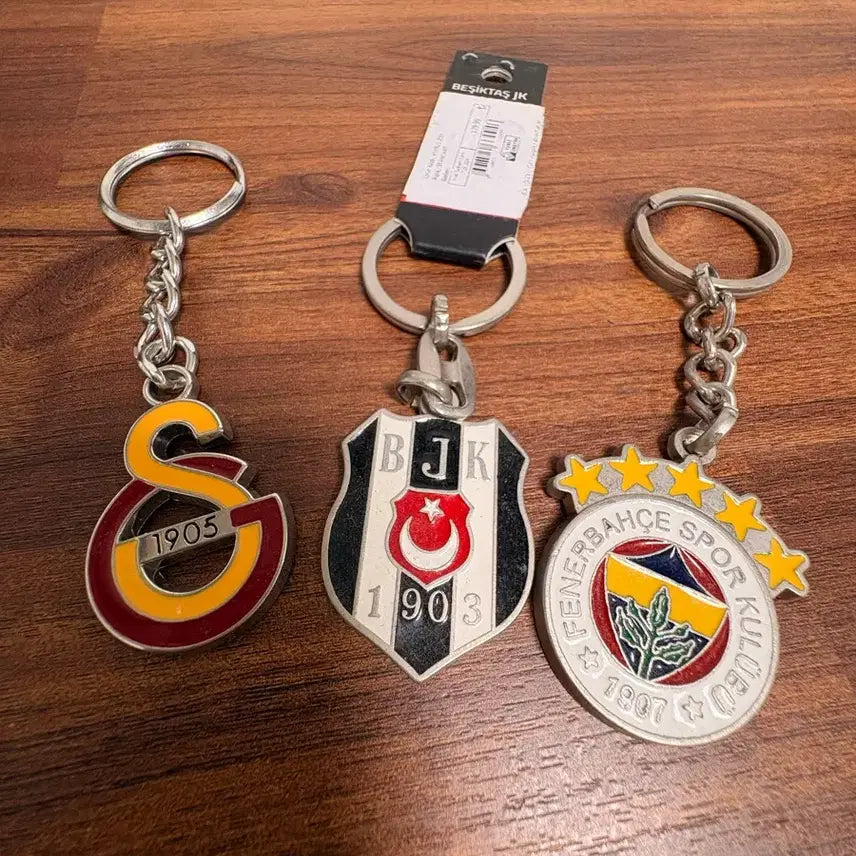 [BUNJANG] Galatasaray, Besiktas, Fenerbahce Keychain Set / 갈라타사라이,베식타스,페네르바체 키링