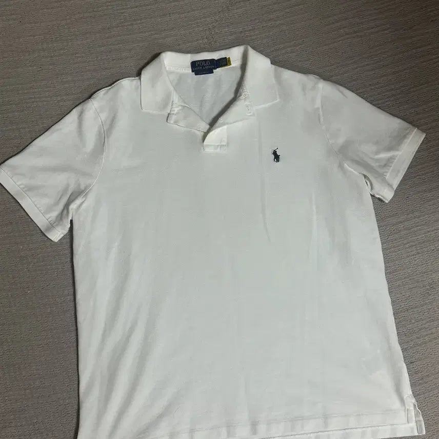 [BUNJANG] Polo Ralph Lauren White Polo Shirt / 폴로 카라티 화이트