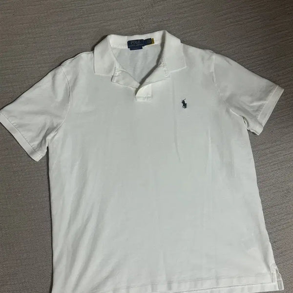 [BUNJANG] Polo Ralph Lauren White Polo Shirt / 폴로 카라티 화이트