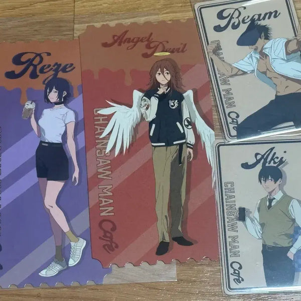 [BUNJANG] Chainsaw Man x Collab Cafe Bundle Set (Reze, Aki) / 체인소맨 레제 콜라보카페 특전 일괄 판매