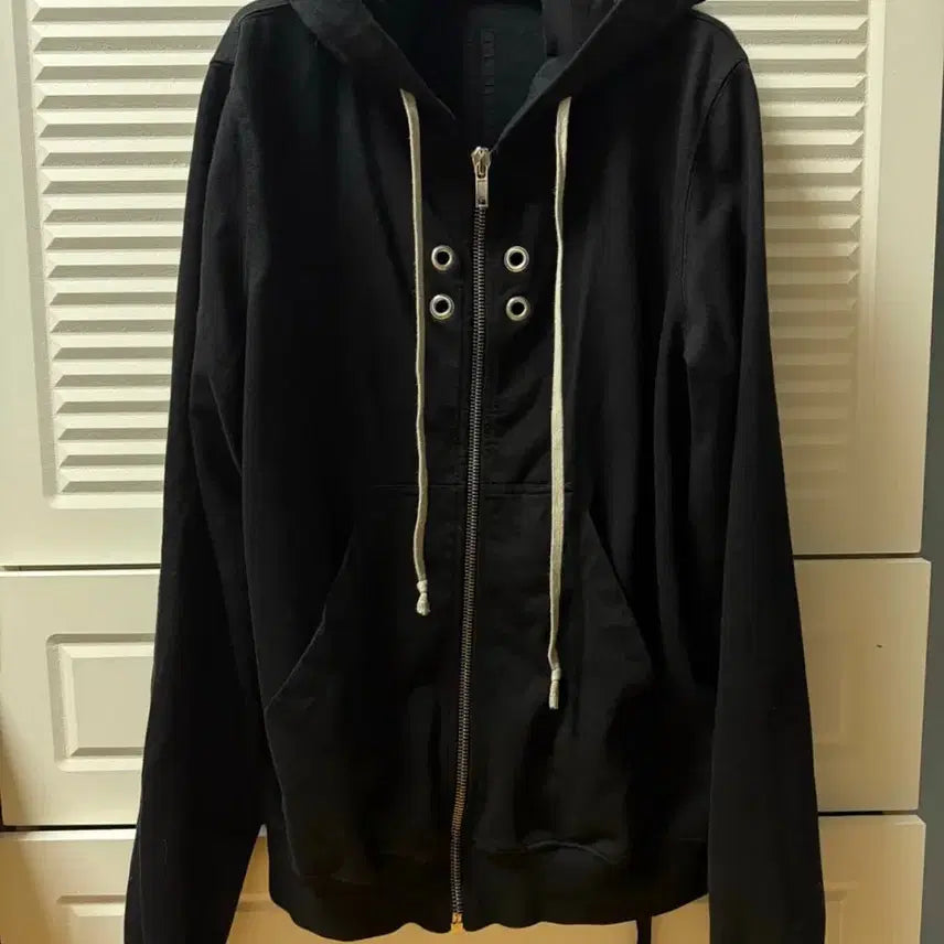 [BUNJANG] Rick Owens Zip-Up Hoodie Black L / 릭오웬스 후드집업