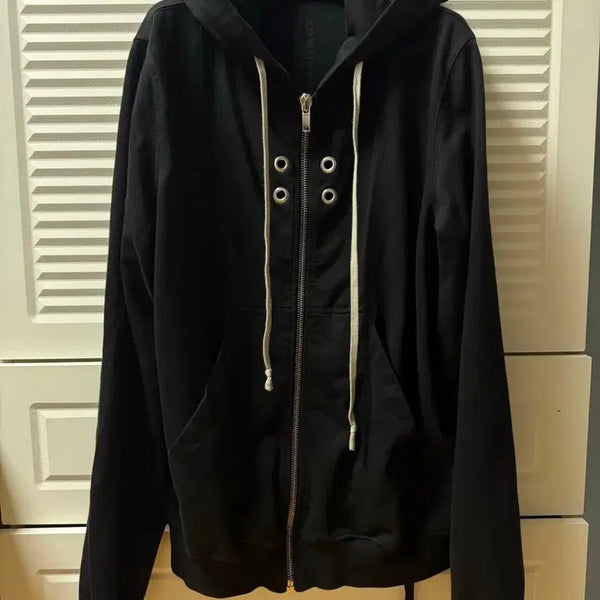 [BUNJANG] Rick Owens Zip-Up Hoodie Black L / 릭오웬스 후드집업