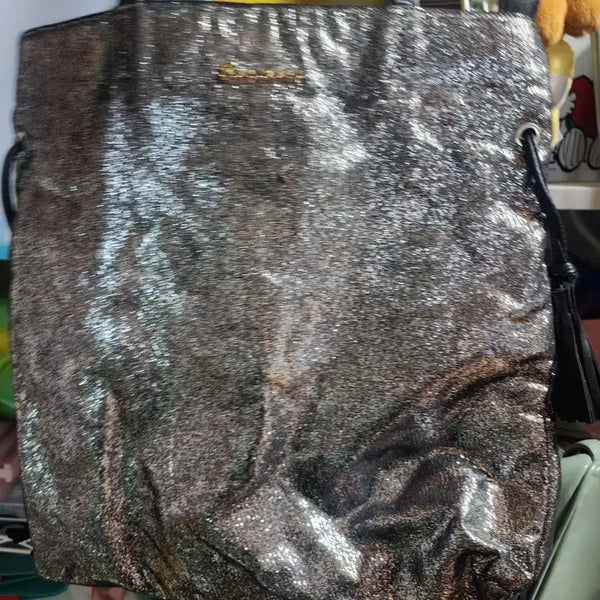 [BUNJANG] Baranabana Silver Tote Bag / 바나바나 가방