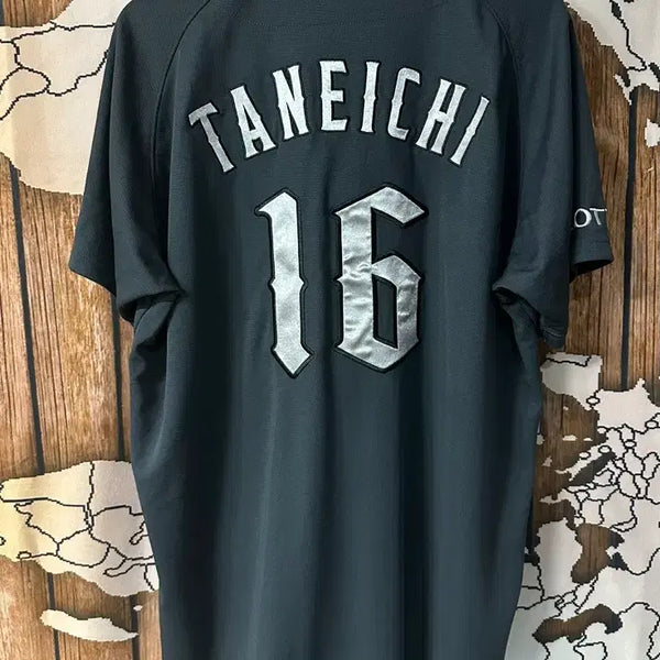 [BUNJANG] Mizuno Chiba Lotte Marines Taneichi Atsuki #16 Baseball Jersey XL / 미즈노 치바 롯데 마린즈 타네이치 16 져지 새상품 XL