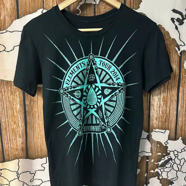 [BUNJANG] Oblivion Dust 2014 Elements Tour Rock T-Shirt / OBLIVION DUST 2014 투어 락 티셔츠  S~M