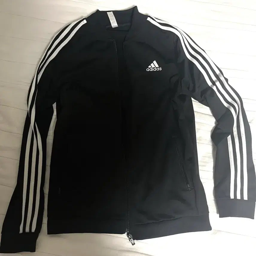 [BUNJANG] Adidas Three Stripes Track Top Jacket Black / 아디다스 져지 검정