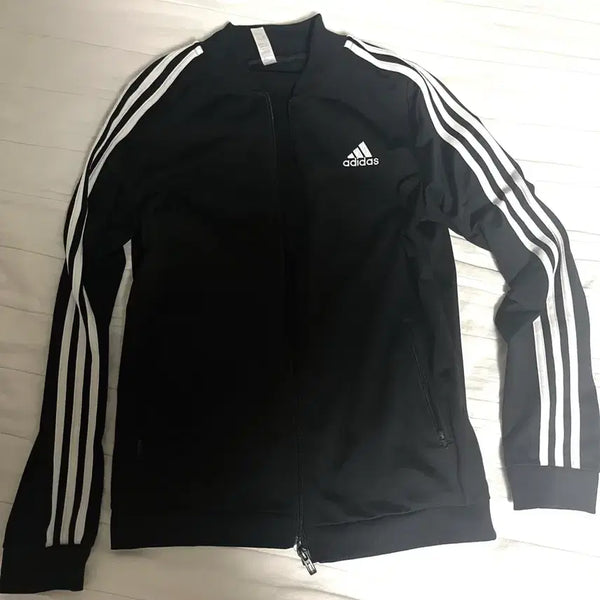 [BUNJANG] Adidas Three Stripes Track Top Jacket Black / 아디다스 져지 검정