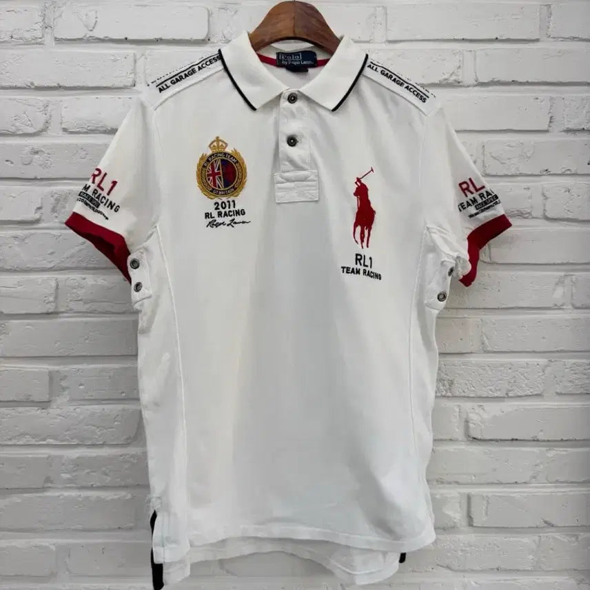 [BUNJANG] Polo Ralph Lauren Big Pony Team Racing Polo Shirt / 폴로 빅포니 RL1 팀 레이싱 카라티