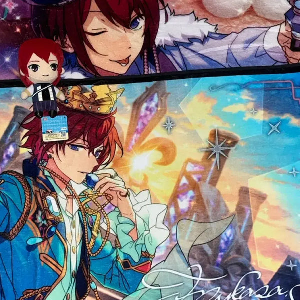 [BUNJANG] Ensemble Stars! Suou Tsukasa Towel & Plush Bundle Set / 앙스타 스오우 츠카사 타올 누이 일괄