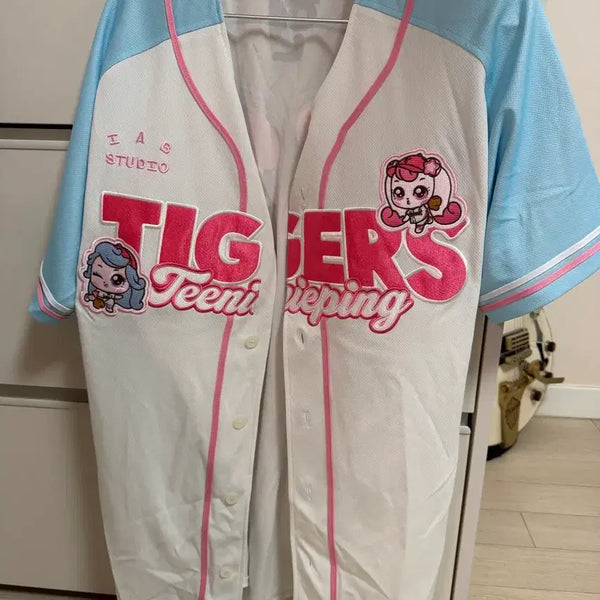 [BUNJANG] Kia Tigers Tinyfing Replica Baseball Uniform (Jeon Sang-hyun Name & Number) / 기아타이거즈 티니핑 레플리카 유니폼