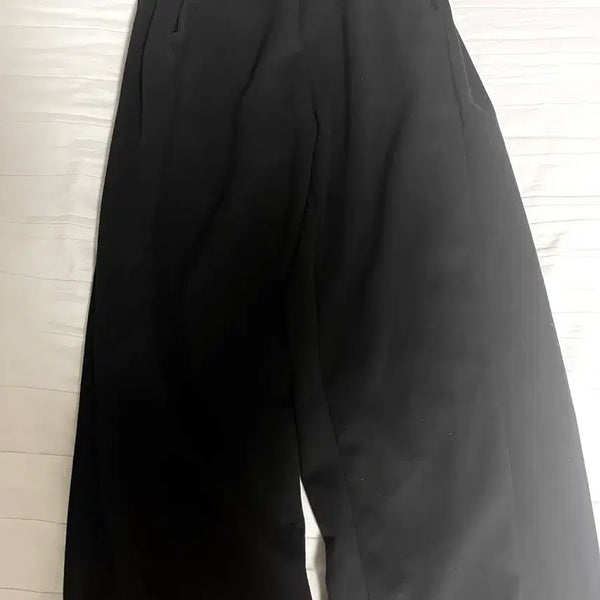[BUNJANG] Black Wide Pants / 검정바지
