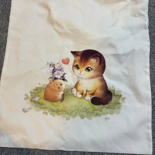 [BUNJANG] Psycode Haruto 2024 Birthday Goods Kkancho & Hamzzi Eco Bag / [원가 이하 판매] 싸이코드 하루토 2024 생일 굿즈 칸쵸&햄찌 에코백