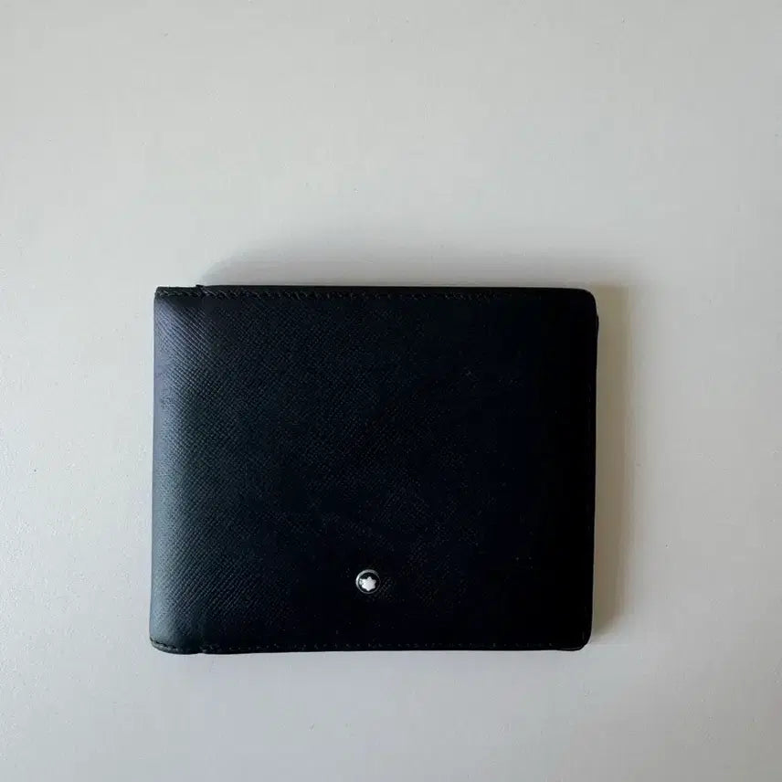 [BUNJANG] Montblanc Black Leather Bi-fold Wallet / 몽블랑 지갑 블랙