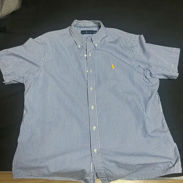 [BUNJANG] Polo Ralph Lauren Striped Button-Down Shirt / Polo 셔츠  (민트급)