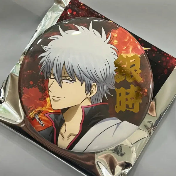 [BUNJANG] Gintama Gintoki Yoshirawa Pop-up Can Badge (Unsealed) / 단순개봉) 은혼 캔뱃지 긴토키 요시와라 팝업