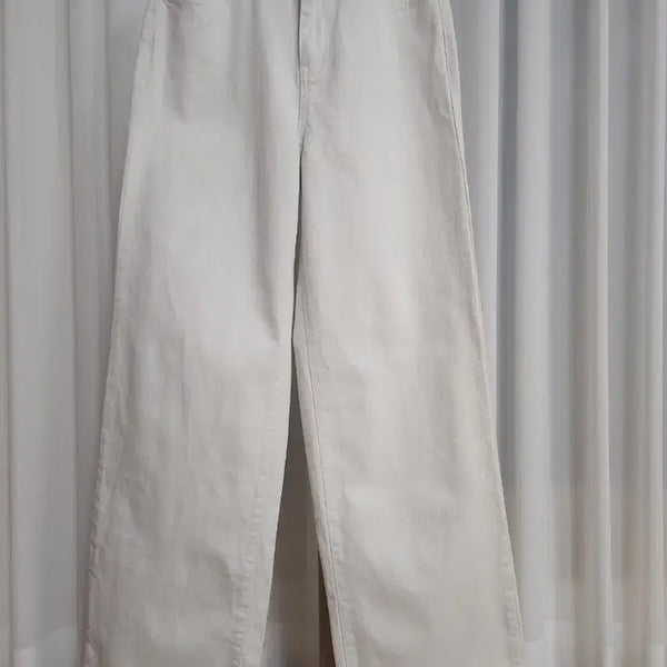 [BUNJANG] Women's Wide Leg Pants Ivory / 여성 와이드 팬츠