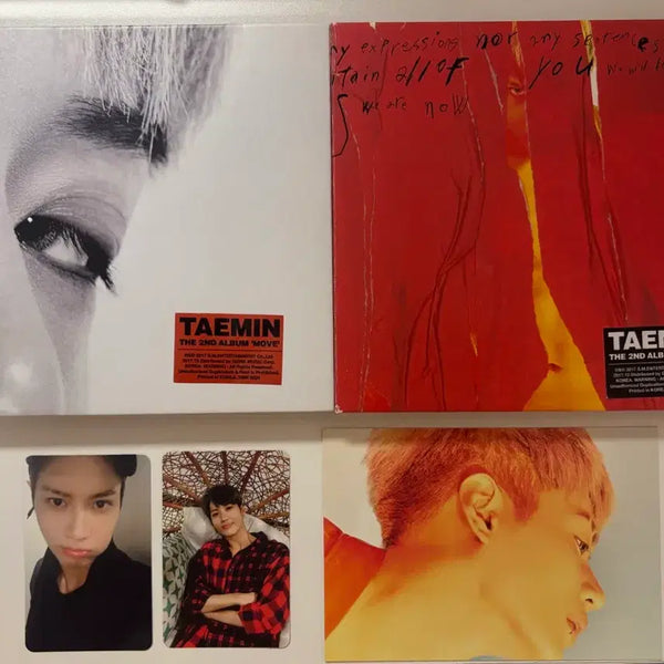 [BUNJANG] Taemin MOVE Album Set (Photocards Included) / 태민 무브 앨범 세트 (엽서,포카O)