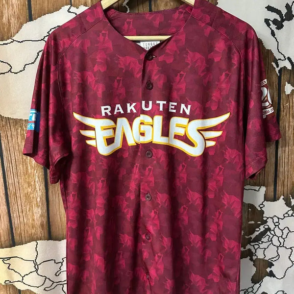 [BUNJANG] Tohoku Rakuten Golden Eagles 20th Anniversary Limited Edition Baseball Jersey L / 도호쿠 라쿠텐 골든이글스 20주년 한정판 베이스볼 셔츠 L 새상품