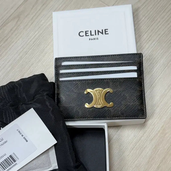 [BUNJANG] Celine Triomphe Canvas Card Holder / (새상품) 셀린느 트리옹프 캔버스 카드지갑 팔아요