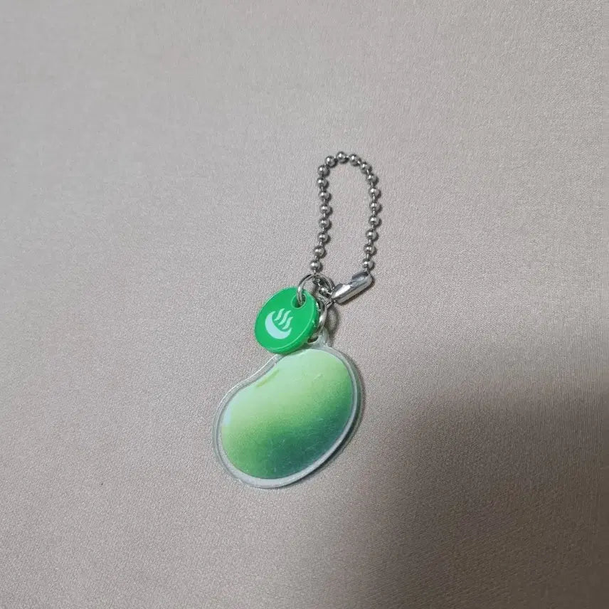 [BUNJANG] BEPLAIN Green Bean Shaped Mini Keyring / 비플레인 콩모양 미니 키링