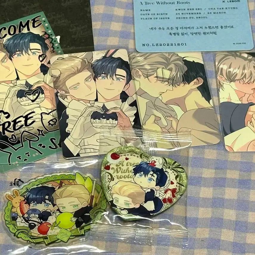[BUNJANG] LE SSERAFIM SALONDEDOBOONG No Root Tree Special Drink Deco Pack In-Tuck Dessert / 레봄 살롱드르봉 뿌리없는나무 뿌없나 음료특전 금액특전 데코팩 입특 디저트