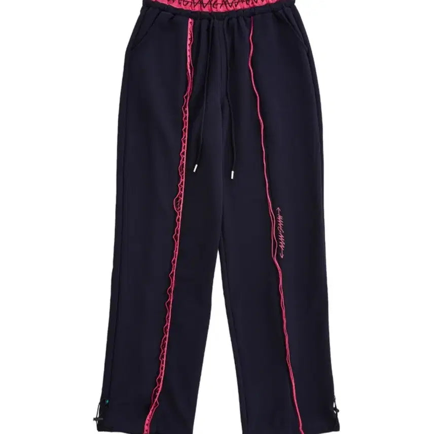 [BUNJANG] MAN.G MAN.GMAN Navy Pink Point Training Pants / MAN.G MAN.GMAN  네이비 핑크 포인트 트레이닝 팬츠